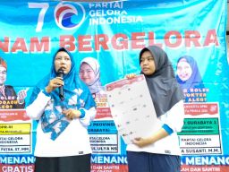 Caleg DPRD Kota Surabaya, Sosialisasi Pencoblosan dan Senam Bareng di Bubutan