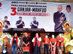 Deklarasi Pemenangan Ganjar Mahfud di GOR Badung, Caleg No Urut 7 Yakin Menang