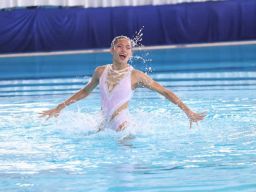 Hilda Tri dari DKI Jakarta Dominasi Renang Indah di Ajang Aquatic Championship 2023