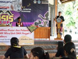 Lantik PMR Wira SMANSAYA, Wabup Minta Terapkan Ilmu untuk Menolong Masyarakat