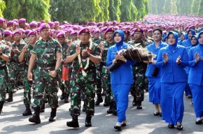 Danpasmar 2 Pimpin Prajurit Marinir Surabaya Ikuti Entry Briefing Dankormar