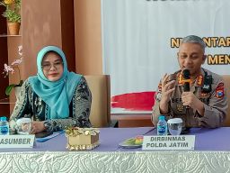 Polri Gandeng Mahasiswa Jatim Jaga  Pemilu 2024 Damai dan Aman