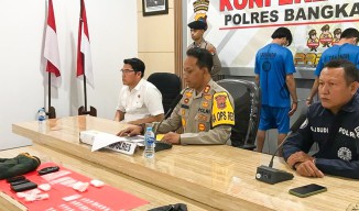 Dua Orang Gembong Narkoba di Bangka Selatan Dibekuk Polisi