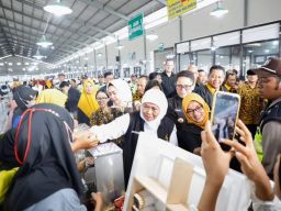 Serap Tenaga Kerja Perempuan, Khofifah Indar Parawansa Apresiasi MPS Dander Bojonegoro