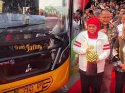 Gubernur Khofifah Indar Parawansa Perluas Bus Trans Jatim ke Lamongan dan Bangkalan