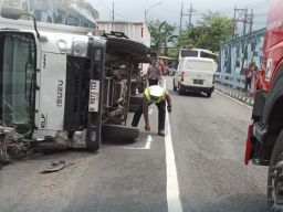 Kecelakaan Beruntun di Jembatan Melik Banyuwangi, Empat Pemotor Terluka
