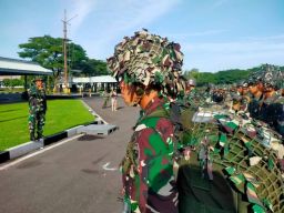 Resimen Bantuan Tempur 2 Marinir Berangkat Latihan Triwulan 1 TA 2024 di Magetan