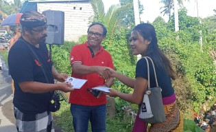 I Wayan Tegel Winarta Ajak Masyarakat Jaga Kebersihan Sungai, Lomba Mancing Air Deras Desa Tengkulak