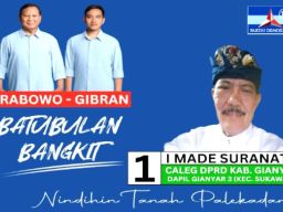 I Made Suranata, Calon Anggota DPRD Gianyar Optimis Menangkan Prabowo-Gibran Satu Putaran
