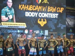 Membangun Prajurit Tangguh, Kahubdam Brawijaya Gelar Turnamen Body Contest