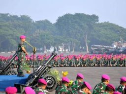 Jelang Sertijab, Danpasmar 2 Gelar Exit Briefing di Kesatrian Marinir Sutedi Senaputra Surabaya