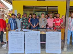 Patroli Dialogis Polsek Fakfak Pantau Bimtek KPPS Jelang Pemilu