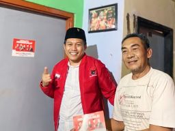 Caleg PDI Perjuangan Dapil 3 Surabaya Abdul Ghoni Sosialisasi Program Ganjar-Mahfud