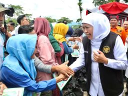 Khofifah Indar Parawansa Launching Hunian Relokasi Korban Banjir Bandang Banyuwangi