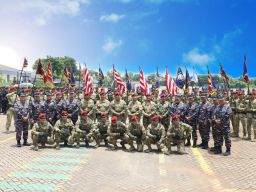 Pangkoarmada II Hadiri Penyematan Brevet Kehormatan Manusia Katak