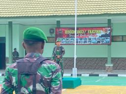 Kasi Korem 182/JO Beri Arahan Prajurit Tetap Netral Jalankan Tugas Pengamanan Pemilu