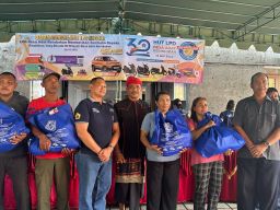 HUT ke 32, LPD Kerobokan Bagikan Paket Sembako pada 235 Penyandang Disabilitas