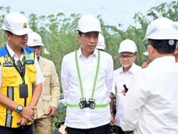 Hadiri Seremoni Akhir Hunian ASN, Jokowi Sebut Pergeseran ke IKN Bisa Dilakukan Juni