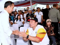 Jokowi Groundbreaking Pusat Pelatihan Paralimpiade di Kabupaten Karanganyar