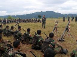 Brigjen TNI Mar Joni Sulistiawan Pimpin Upacara Sertijab Empat Jabatan Strategis di Lantamal V