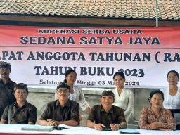 RAT 2023 KSU Sedana Satya Jaya, Aset Melonjak Jadi Rp 12,9 Miliar dan SHU Rp 216 Juta