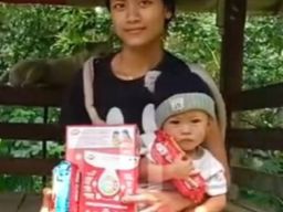 Bantuan Susu SGM untuk Cegah Stunting di Karangasem