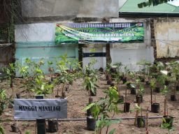 Kodim Surabaya Utara Gelar Pembibitan Tanaman Keras dan Buah di Rusun Johar III