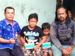 Dua Anak Yatim di Klungkung: Tabungan Simpel Mereka Berkembang dengan Dukungan PT. SMS