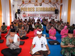 Doa Bersama Lintas Agama, Untuk Sukseskan Pemilu Damai di Jembrana