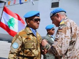 KRI Diponegoro-365 Raih Penghargaan Tertinggi "United Nations Medal" di Lebanon