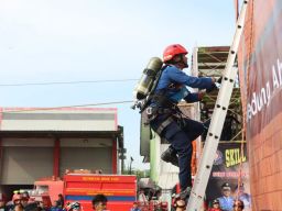 Jakarta Pusat Optimis Juarai Kompetisi Ketangkasan Pemadam Kebakaran di JFFC 2024