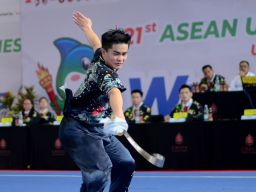 Mahasiswa Ubaya Raih 2 Emas dan 1 Perak di Cabor Wushu ASEAN University Games 2024