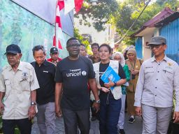 Pemkot Surabaya dan UNICEF Cek Implementasi WASH Rumah Lokus di Kedung Tarukan