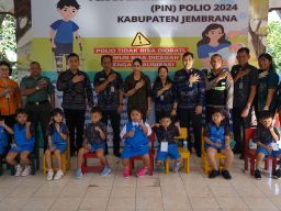 Tingkatkan Herd Immunity, Wabup Ipat Kick Off PIN Polio Jembrana