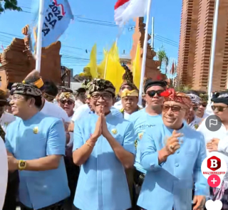 Pasangan Suyasa-Alit Yandinata Usai Daftar ke KPU Badung, Paparkan Gagasan Revolusioner untuk PAD Badung
