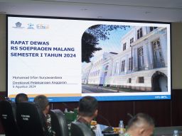 Mayjen TNI Rafael Granada Baay Pimpin Rapat Evaluasi Keuangan RS Tk II dr Soepraoen