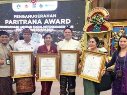 Perbekel Desa Lebih Raih Prestasi di Paritrana Award 2024