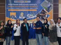 Tingkatkan Pengetahuan Siswa, PLN Icon Plus dan SMKN 1 Turen Malang Gelar Pelatihan K3