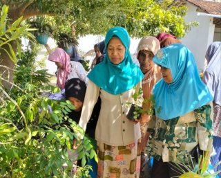 SPs Unair Latih Warga Wates Tulungagung Kelola Jamu dari Tanaman Herbal