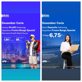 Desember Ceria dengan Promo Spesial dari Bank Surya: Kredit dan Deposito dengan Bunga Menarik
