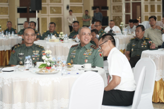 Pangdam Mayjen TNI Rudy Saladin Hadiri Rakor Sosialisasi Pengadaan Beras