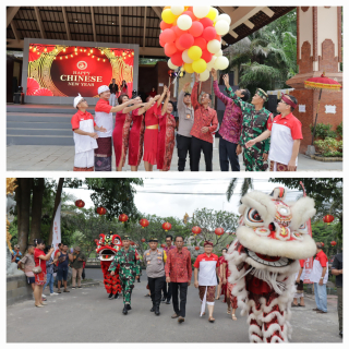 Berbagi Kasih dan Kebahagiaan Festival Imlek 2576 di Jembrana