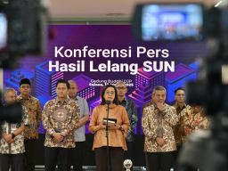 Sri Mulyani Amankan Rp 28 Triliun dalam Lelang Surat Utang Negara