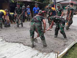 TMMD Ke-124 Depok Capai 59% di Tengah Dukungan Penuh PJO TMMD