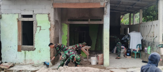 TMMD ke 124 Dimulai, TNI Bantu Bedah Rumah Warga di Cimanggis Depok