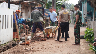 Hari ke-10 TMMD Ke-124, Satgas Kodim 0508 Depok Capai 50 Persen Progres Pembangunan