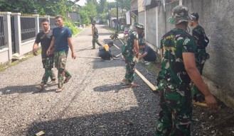 Hari ke-12 TMMD Depok: Progres Pekerjaan Terus Meningkat