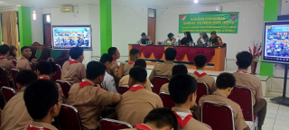 Kegiatan Non Fisik TMMD ke-124 Kodim 0508 Depok Sampaikan Penyuluhan Siswa SMAN 1 Depok