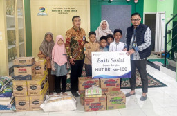 Panti Asuhan di Surabaya Terima Paket Sembako dari Program BRI Peduli