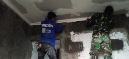 TMMD ke-127 Depok Percepat Renovasi Rumah Warga Kurang Mampu di Sukamaju